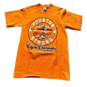 Houston Astros city of champions Orange Houston Strong T-Shirt